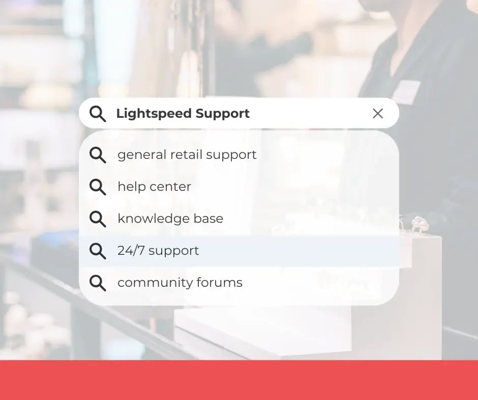 lightspeed support