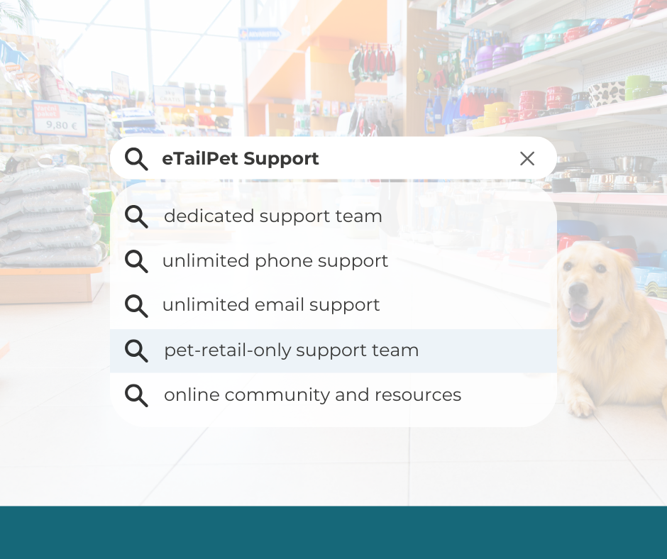 etailpet support