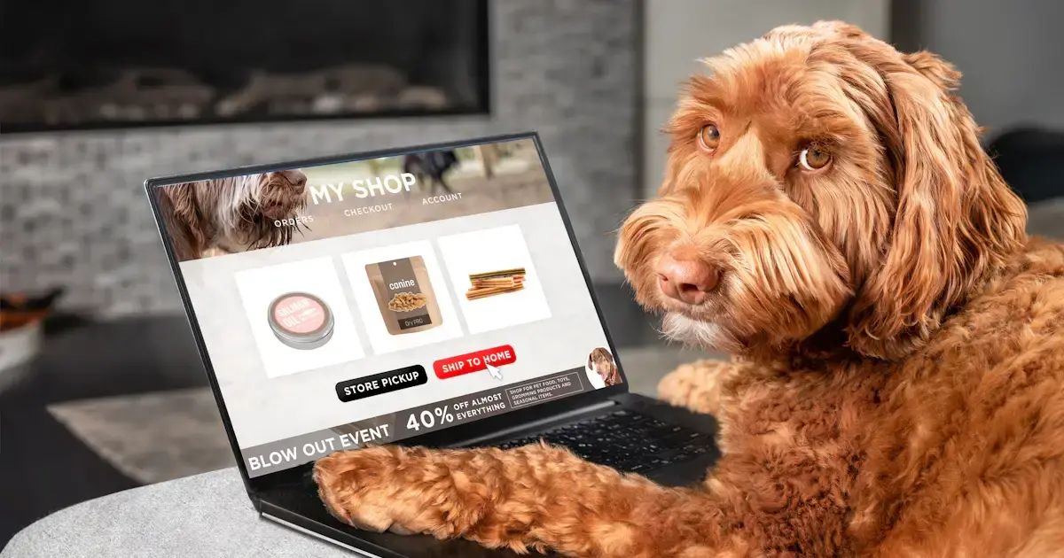 pet store e-commerce website