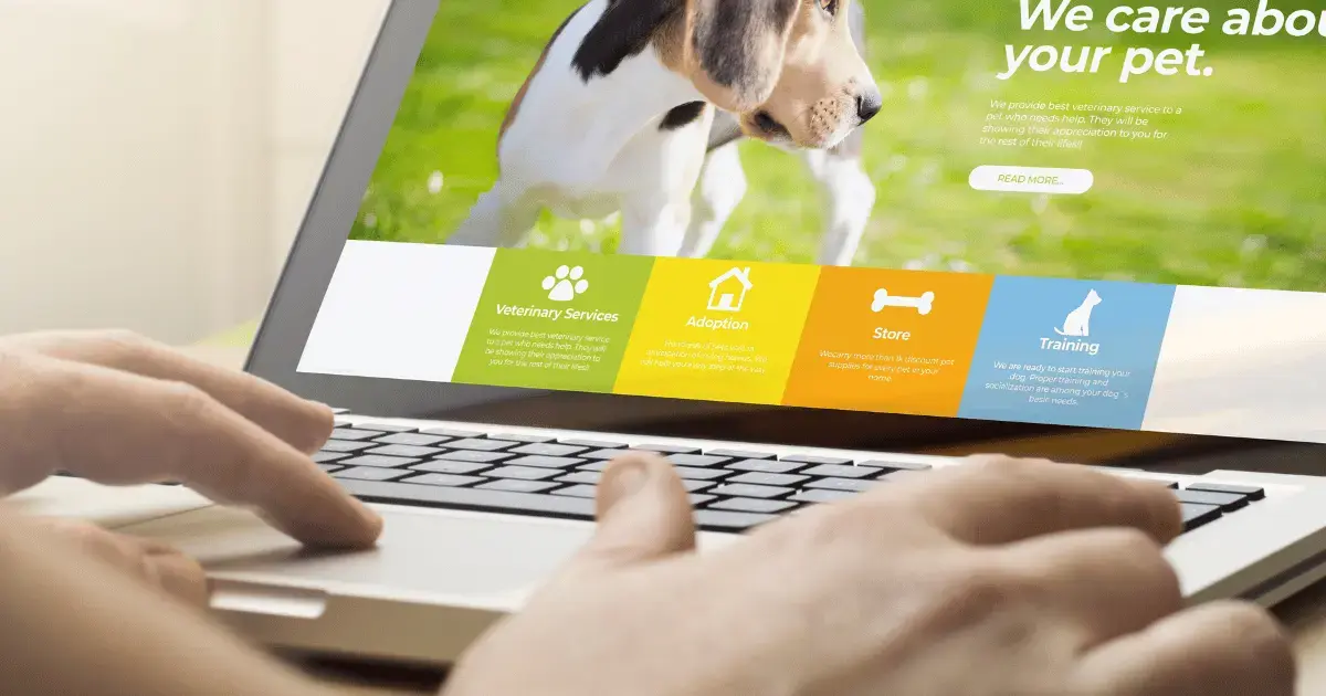 pet store website